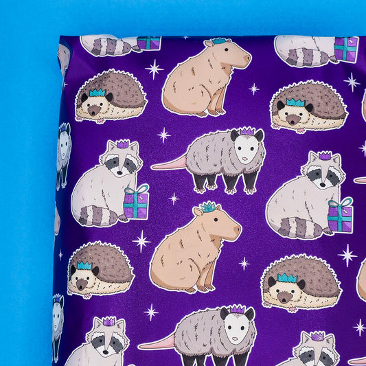 Alternative Animals Christmas Wrapping Sheets
